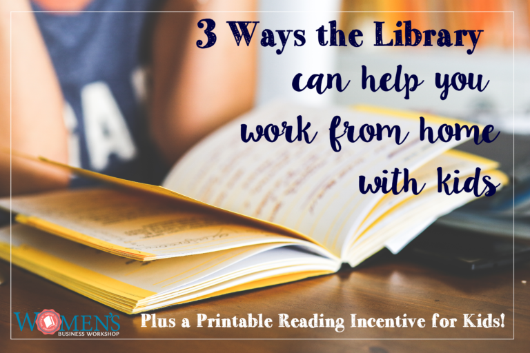 Reading program for kids and how the library can help you work from home.